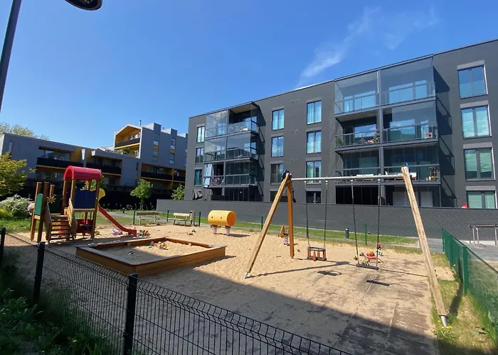 Apartment Brand New - Sea View - Balcony - Parking In Garage *